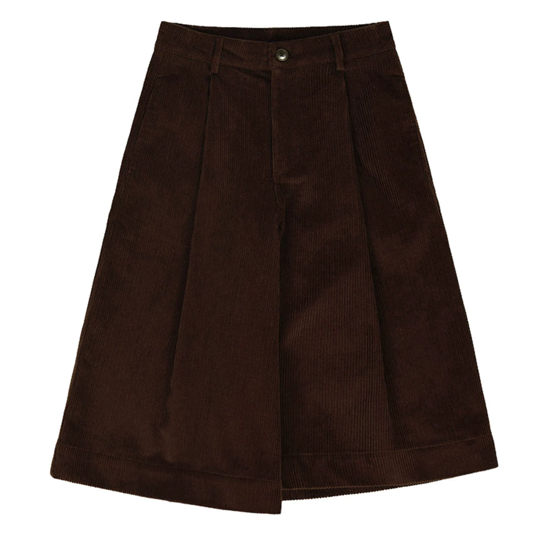 コーデュロイバミューダパンツ A1347 ブラウン 商品画像4