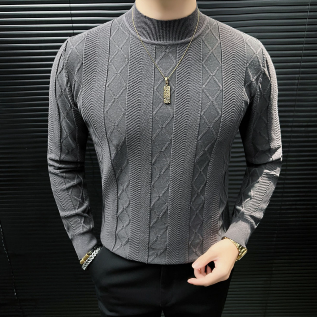 アーバンリファインパターンニット（4color） M0886