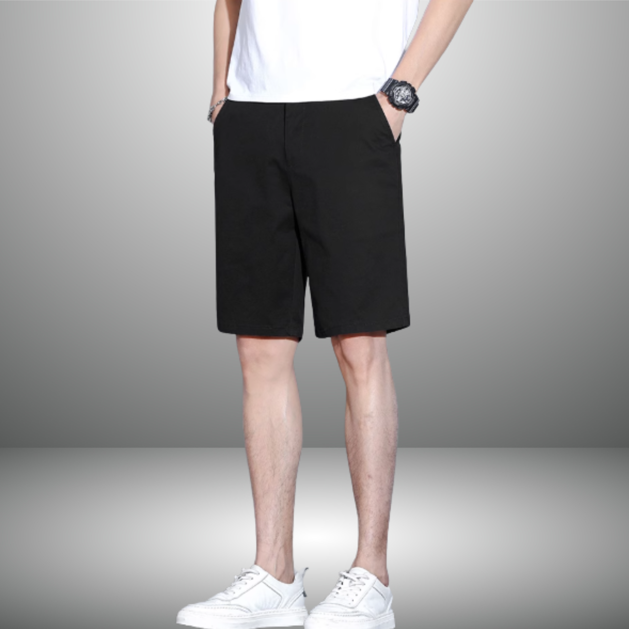 ストレートレッグショートパンツ M0659