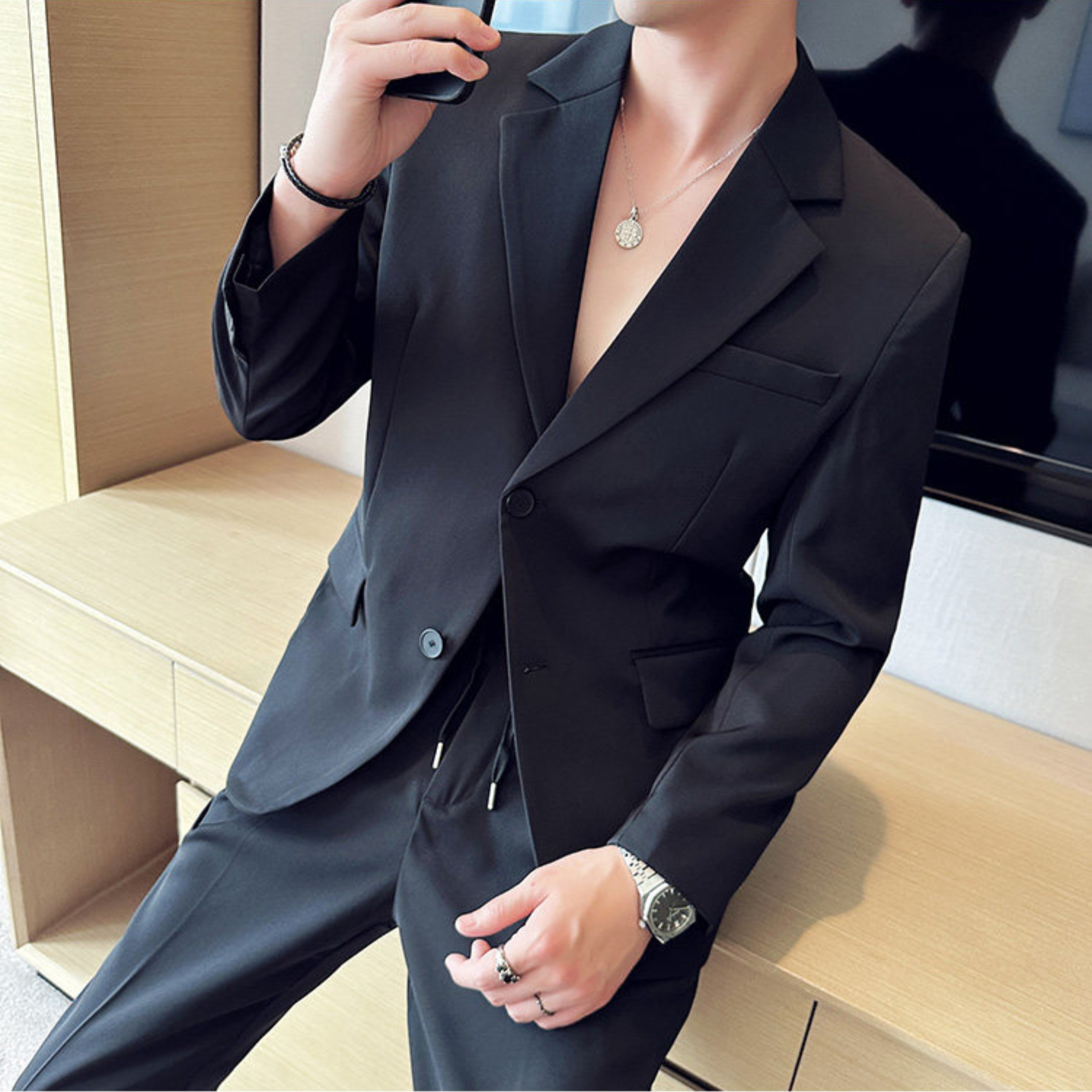 ノワールエッジセットアップ(2color） M1022
