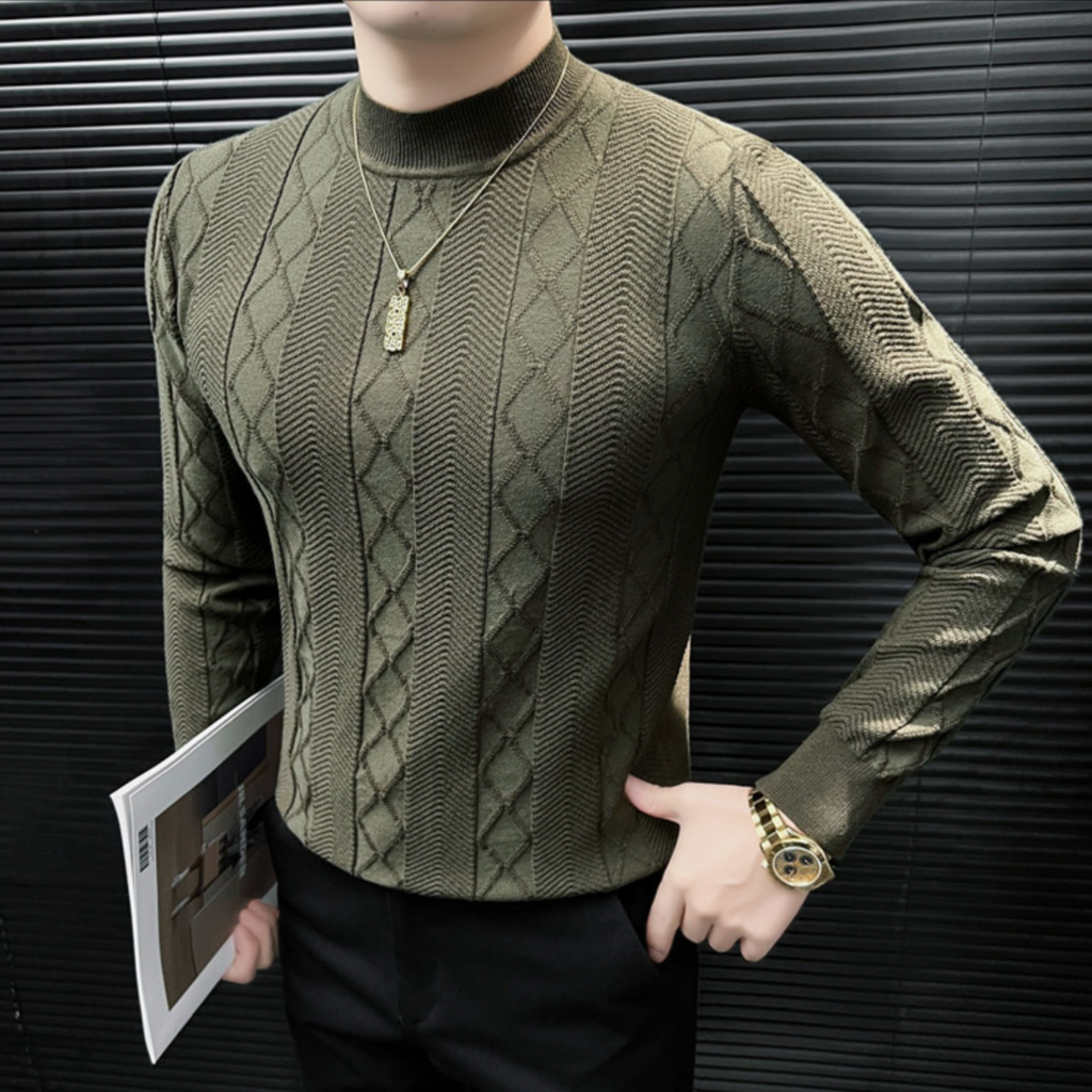 アーバンリファインパターンニット（4color） M0886