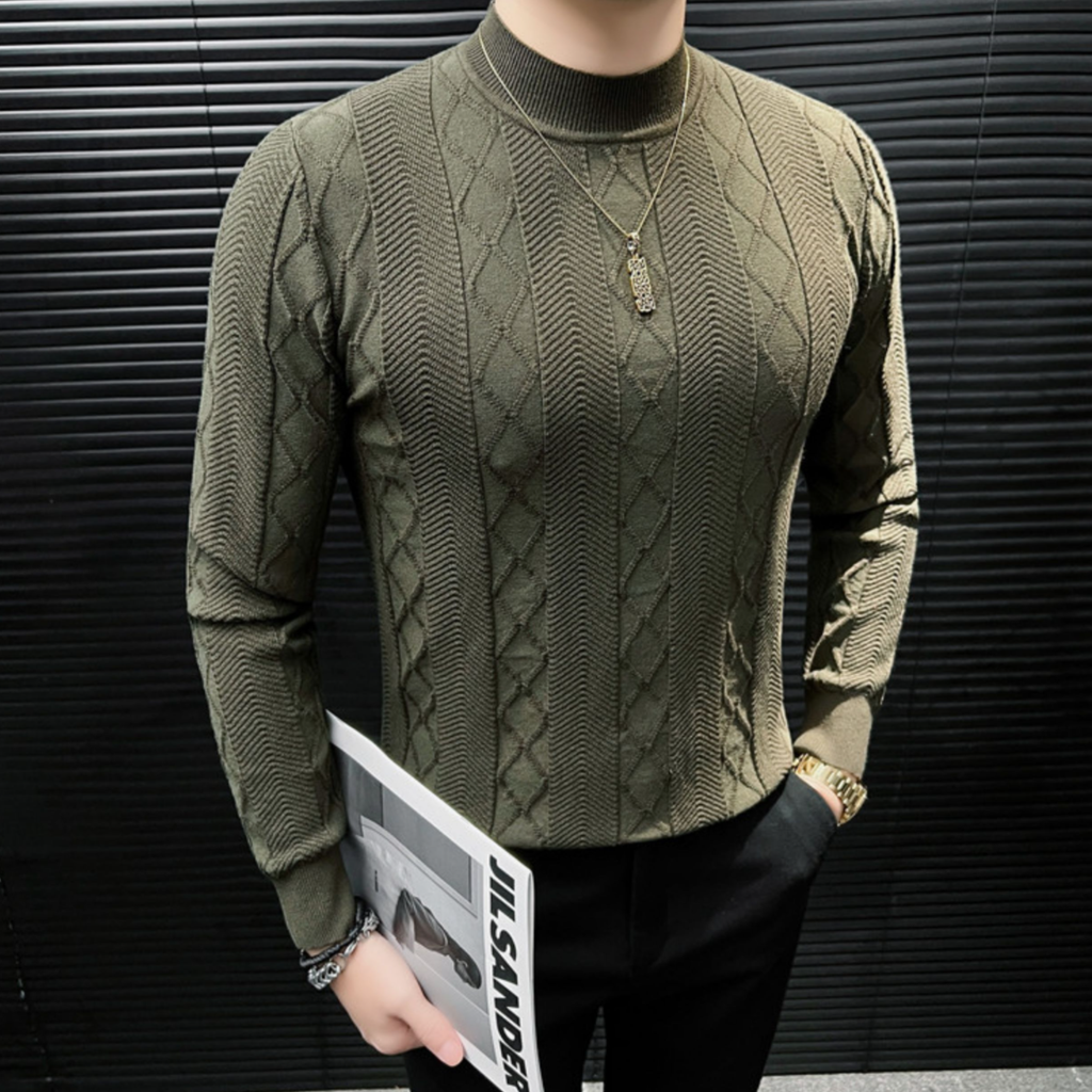 アーバンリファインパターンニット（4color） M0886