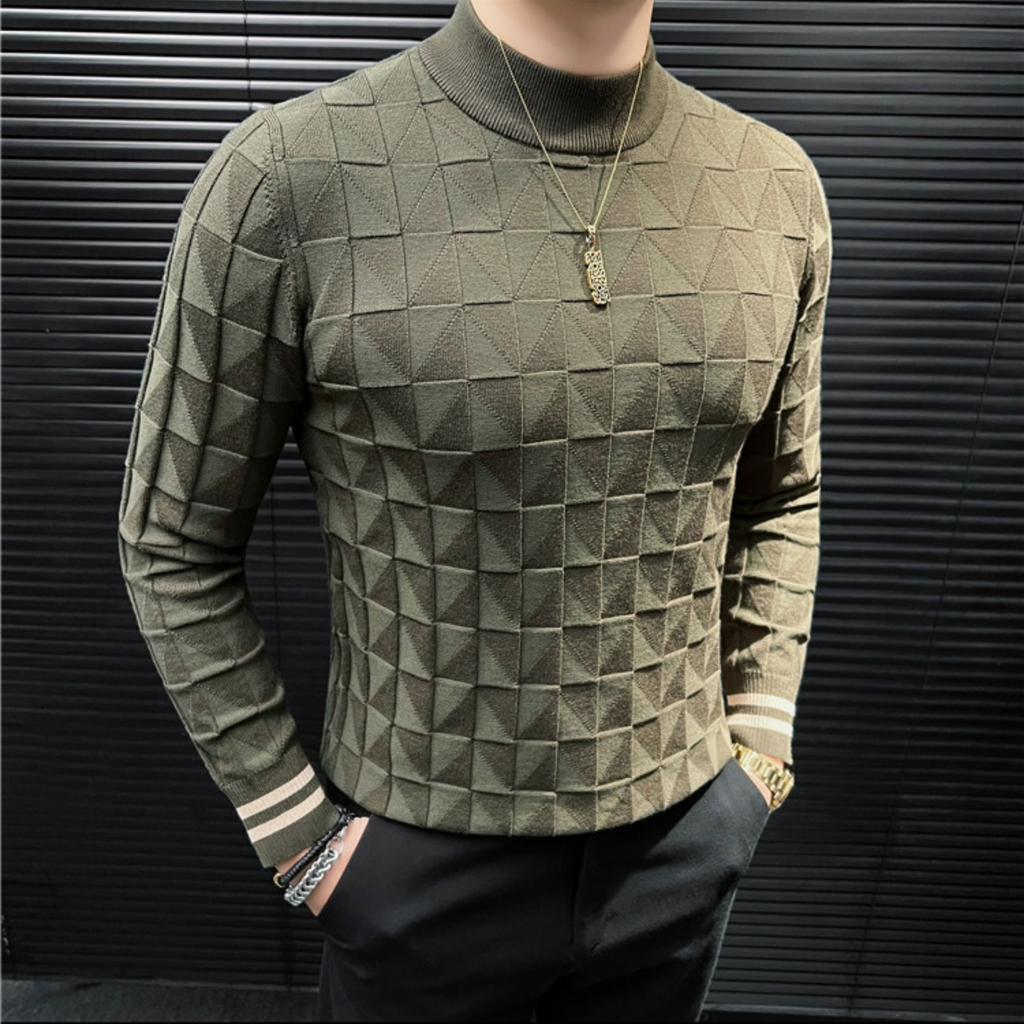 プレミアムジオメトリックシャツ(3color） M0867