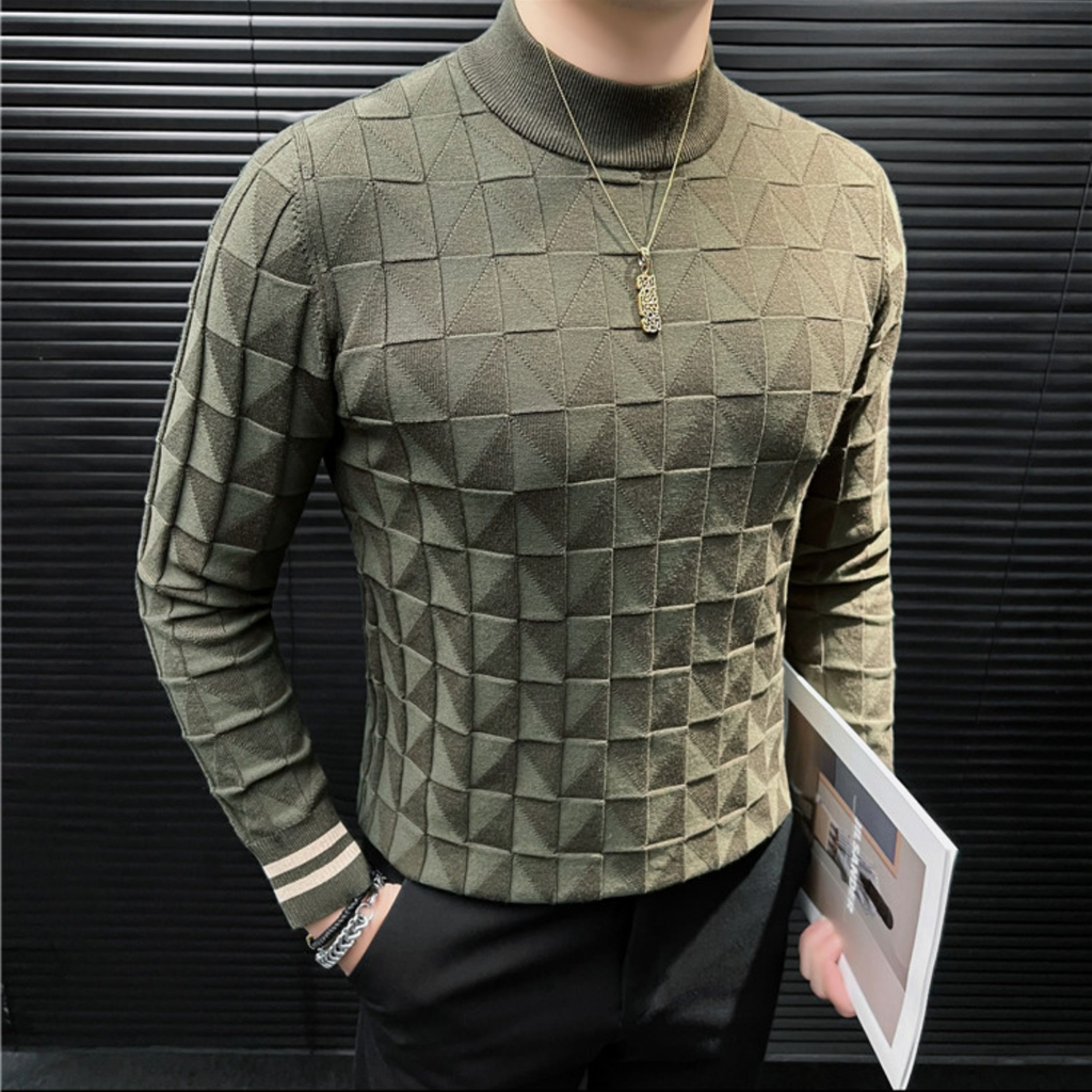 プレミアムジオメトリックシャツ(3color） M0867