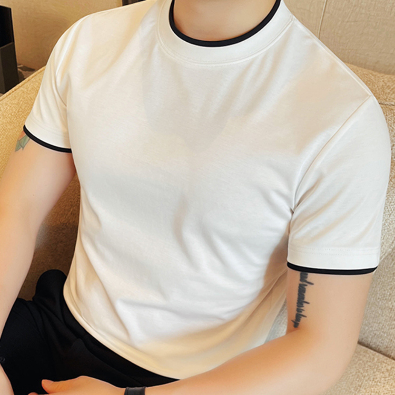 フェイクツーピースTシャツ（4color） M0668