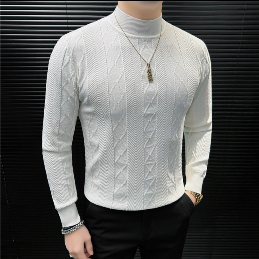 アーバンリファインパターンニット（4color） M0886