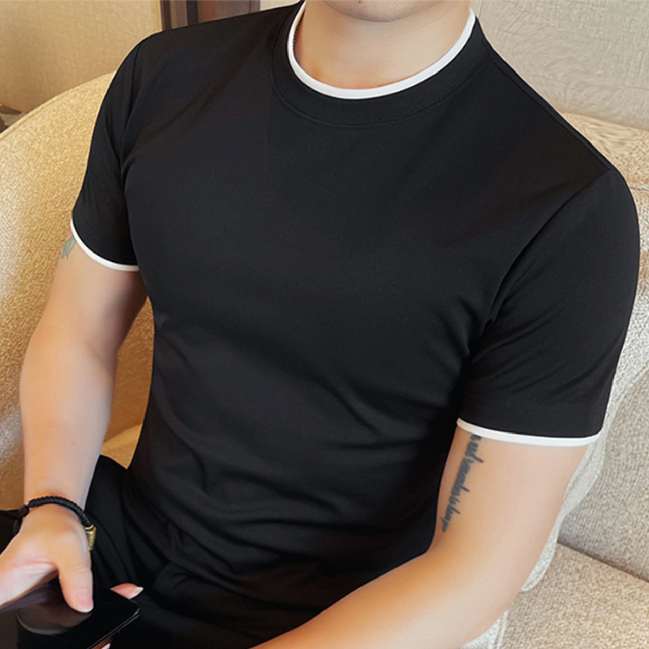 フェイクツーピースTシャツ（4color） M0668