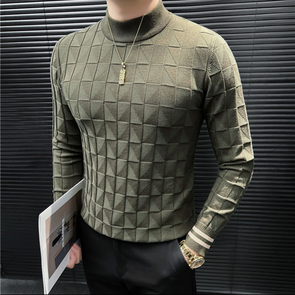 プレミアムジオメトリックシャツ(3color） M0867