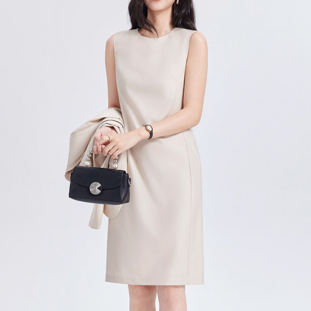 ノーブルラインジャケットワンピースセット（4color） A1222