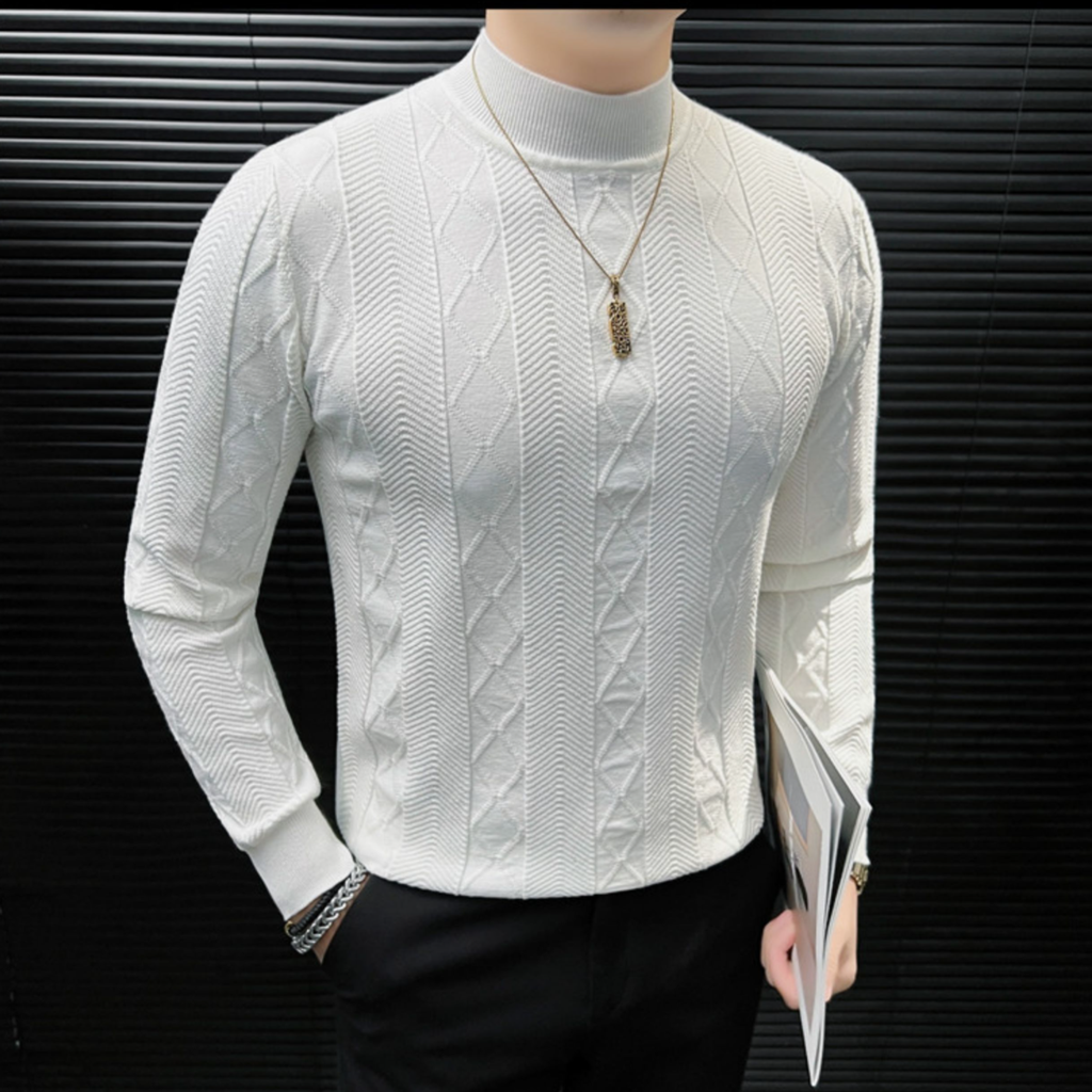 アーバンリファインパターンニット（4color） M0886