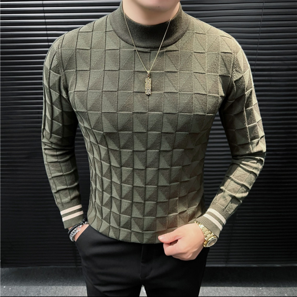 プレミアムジオメトリックシャツ(3color） M0867
