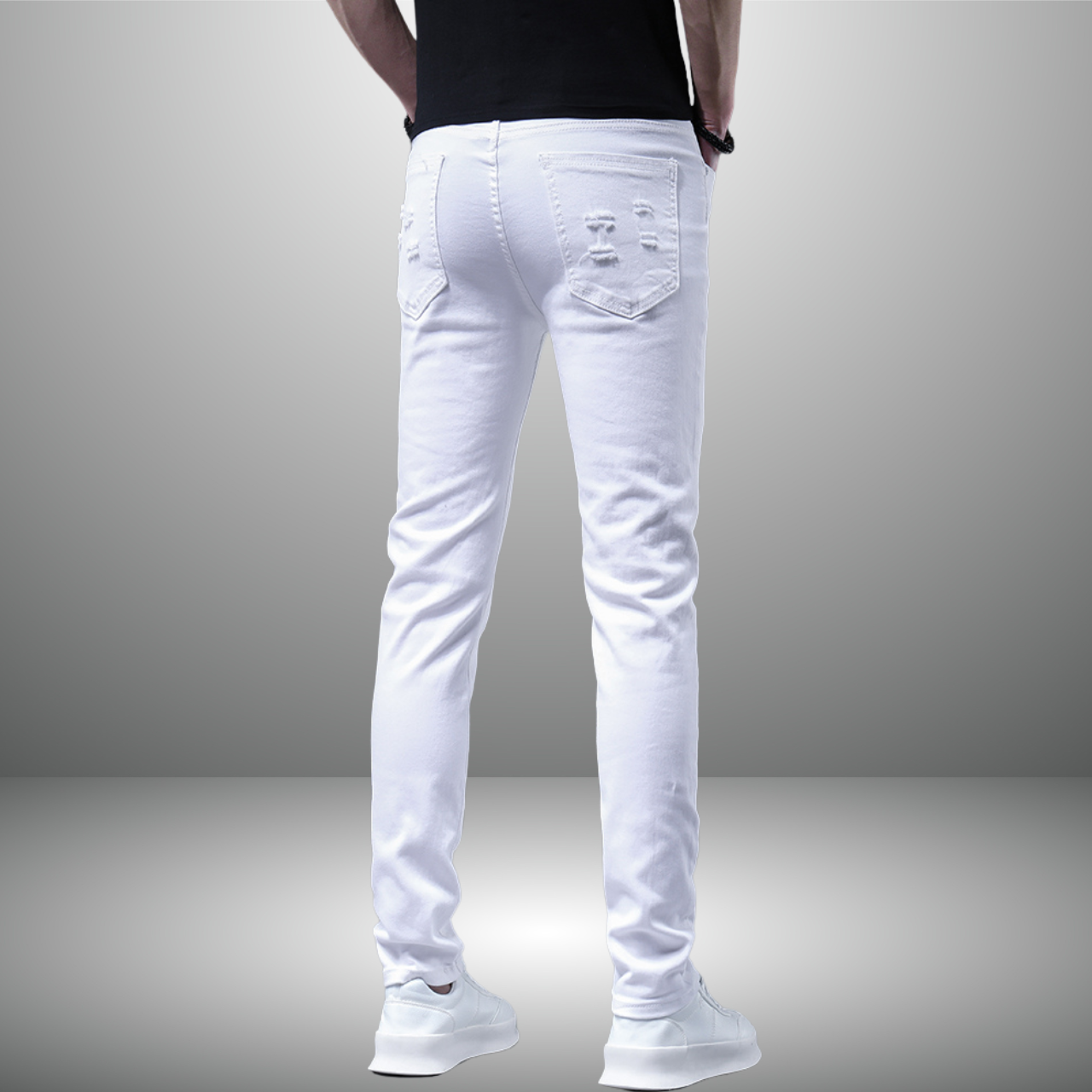 フィットデニムパンツ M0678