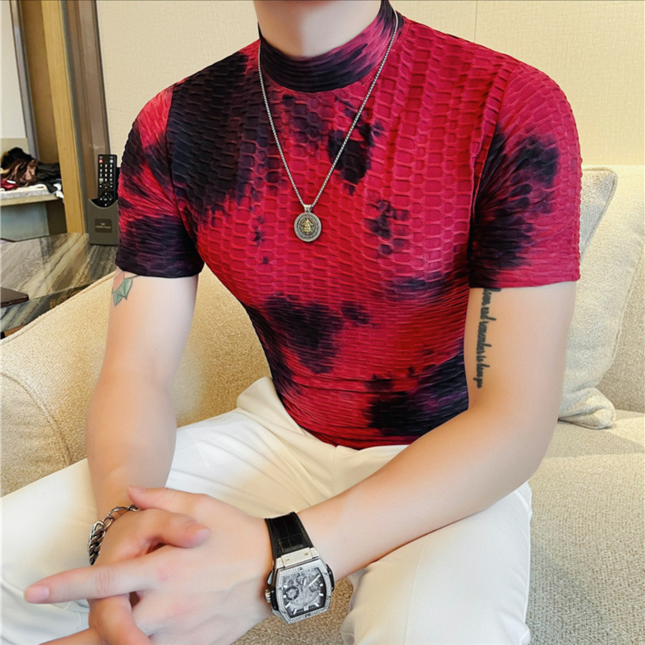 グラデーションTシャツ M0665