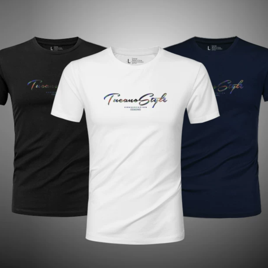 モダールストレッチロゴTシャツ M1038