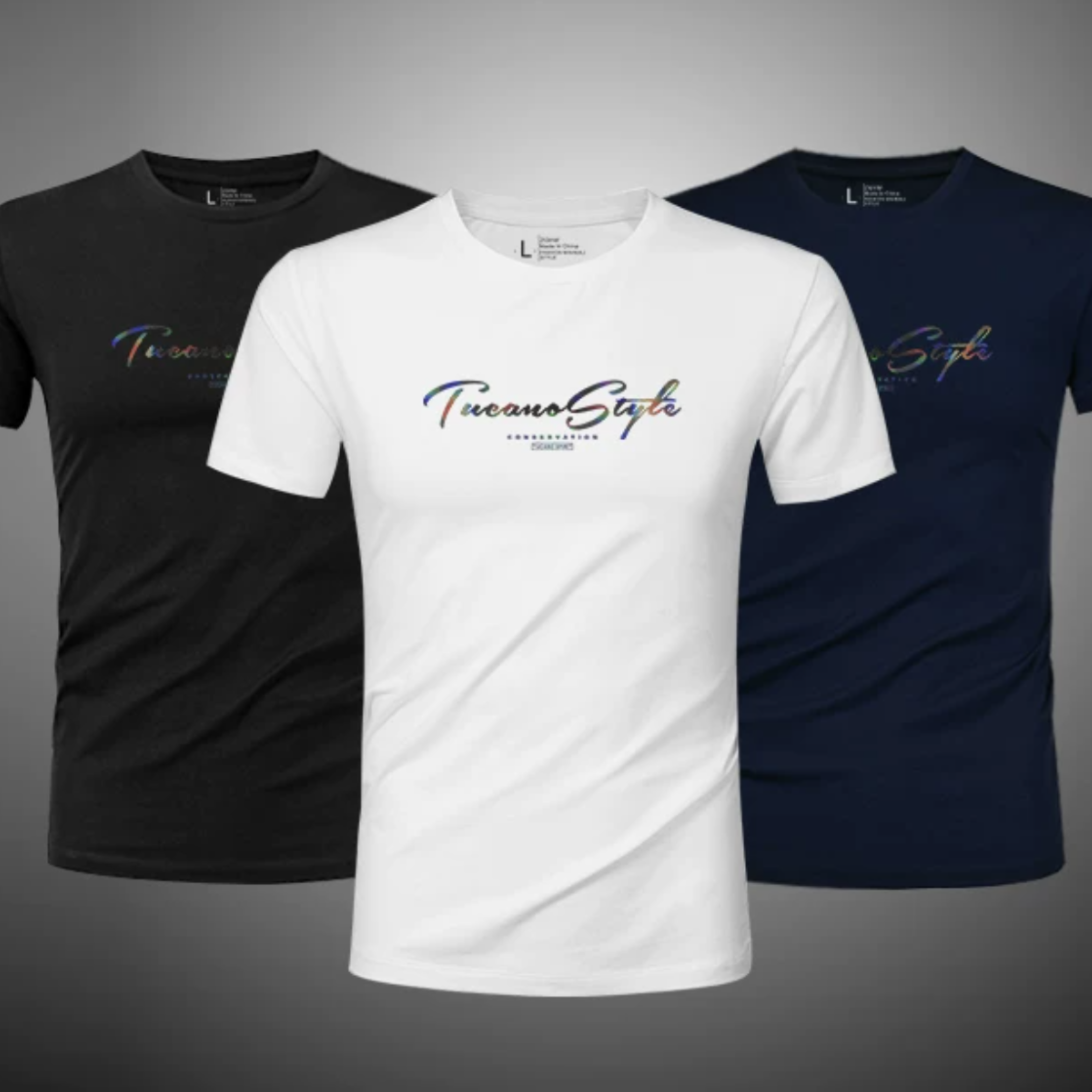 モダールストレッチロゴTシャツ M1038