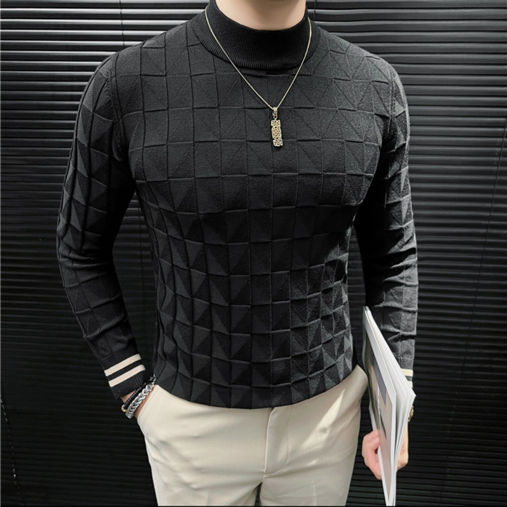 プレミアムジオメトリックシャツ(3color） M0867