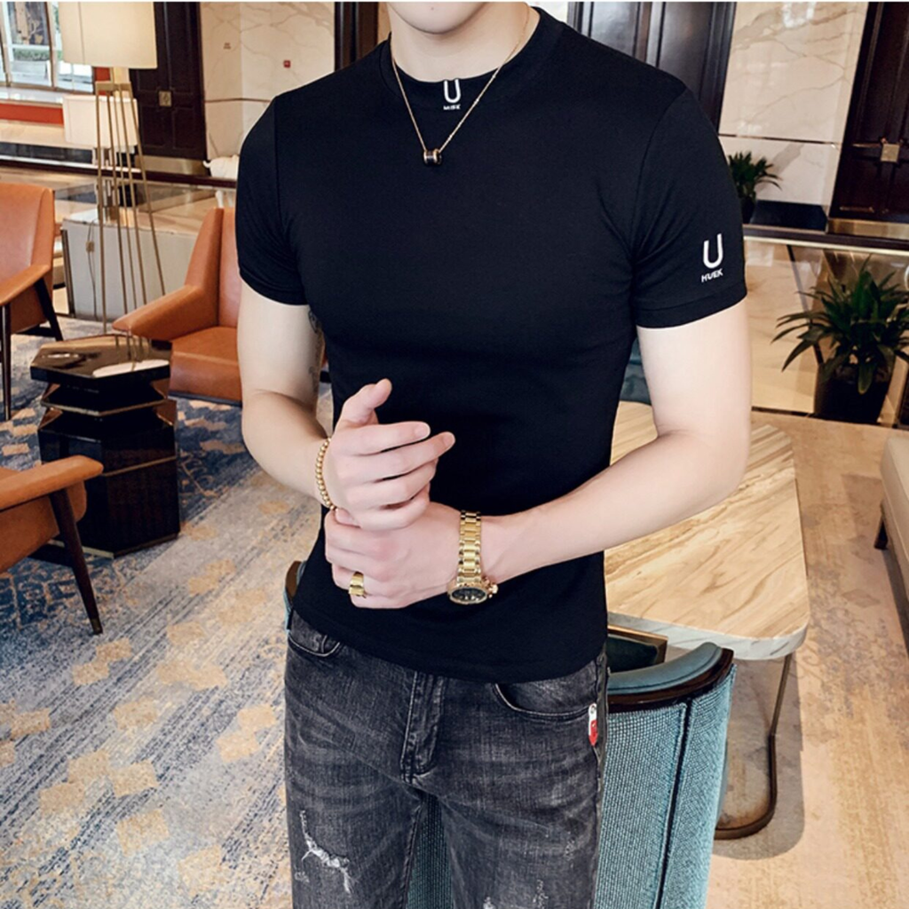 プレミアムフィットストレッチクルーネックTシャツ M1056