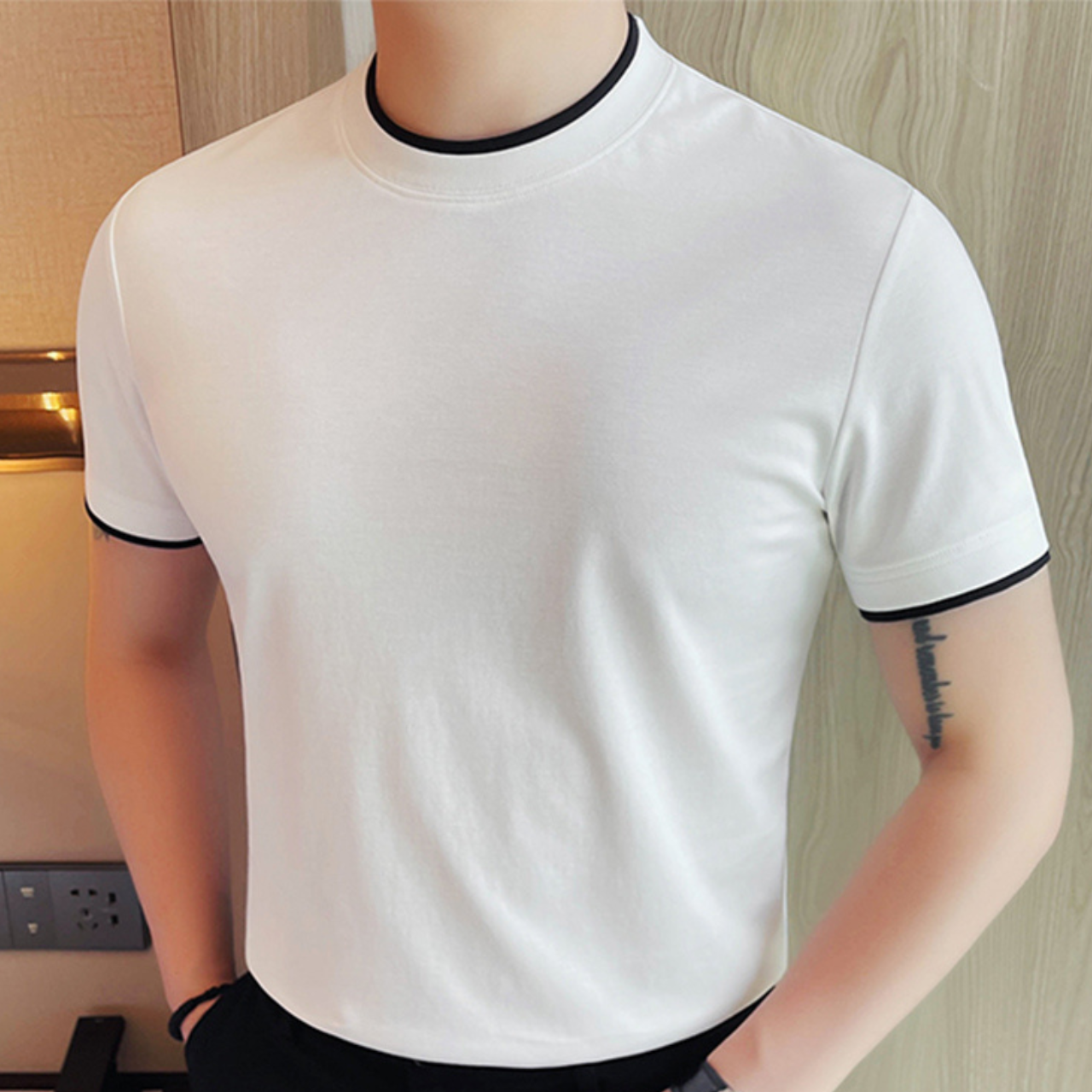 フェイクツーピースTシャツ（4color） M0668