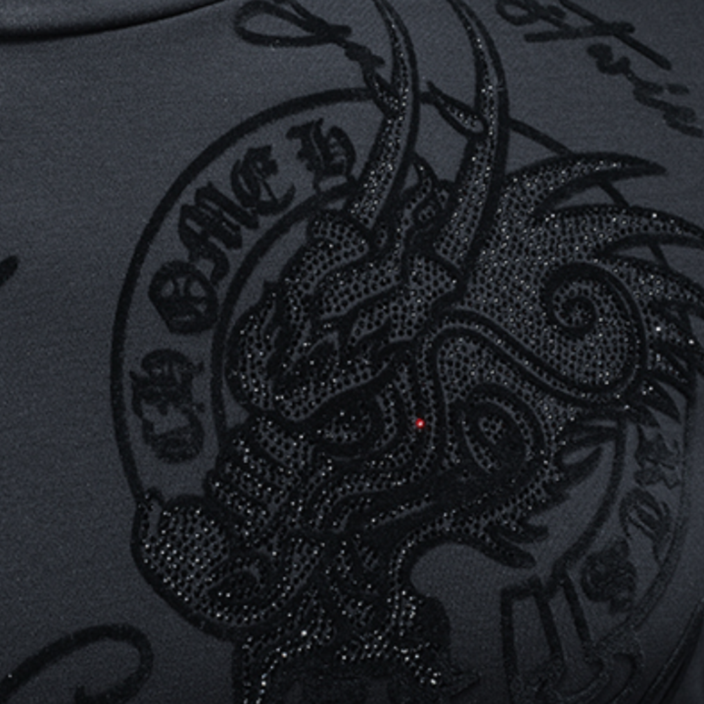 ドラゴングラフィックロングスリーブシャツ（2color） M0829