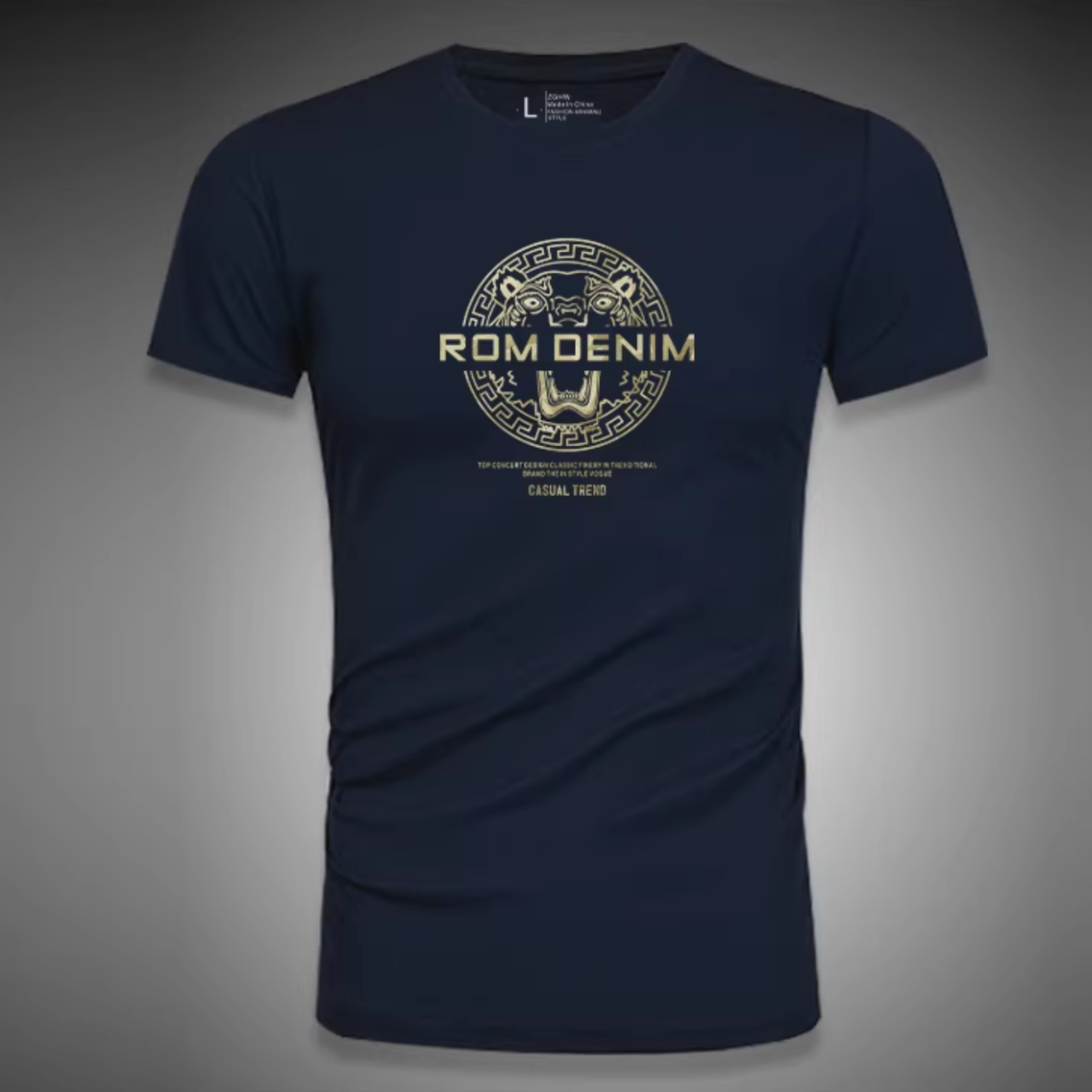 ラグジュアリーゴールドロゴTシャツ（3color） M0986
