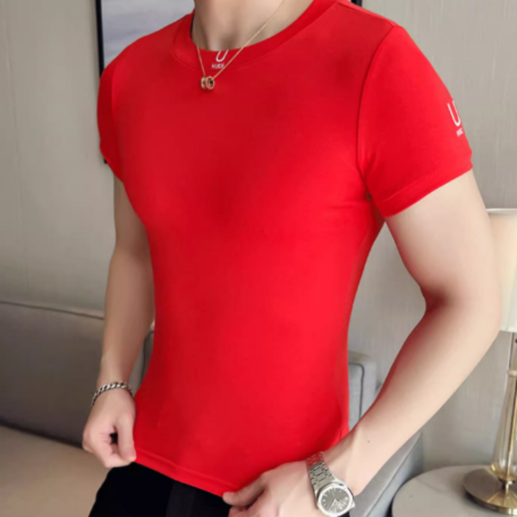 UネックロングスリーブTシャツ（4color） M0655
