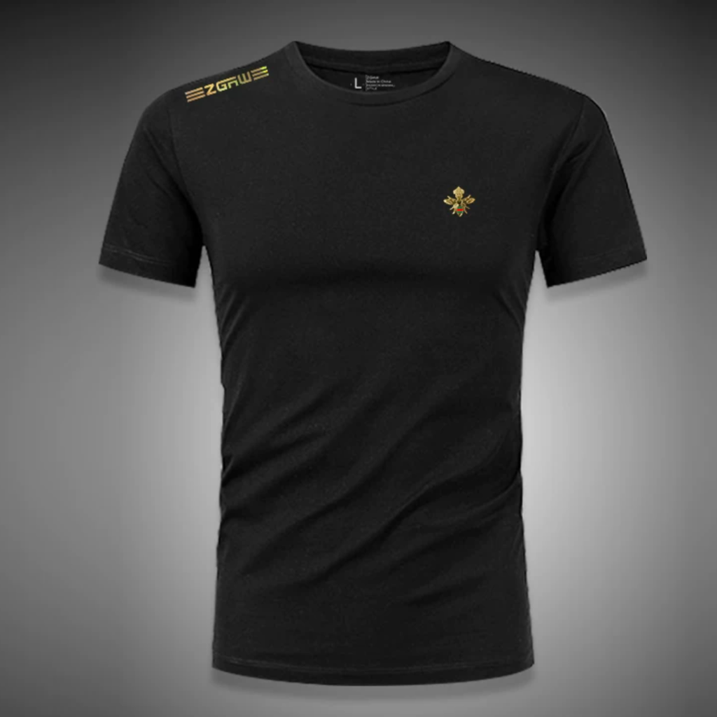 プレミアムビーエンブレムストレッチTシャツ M1068