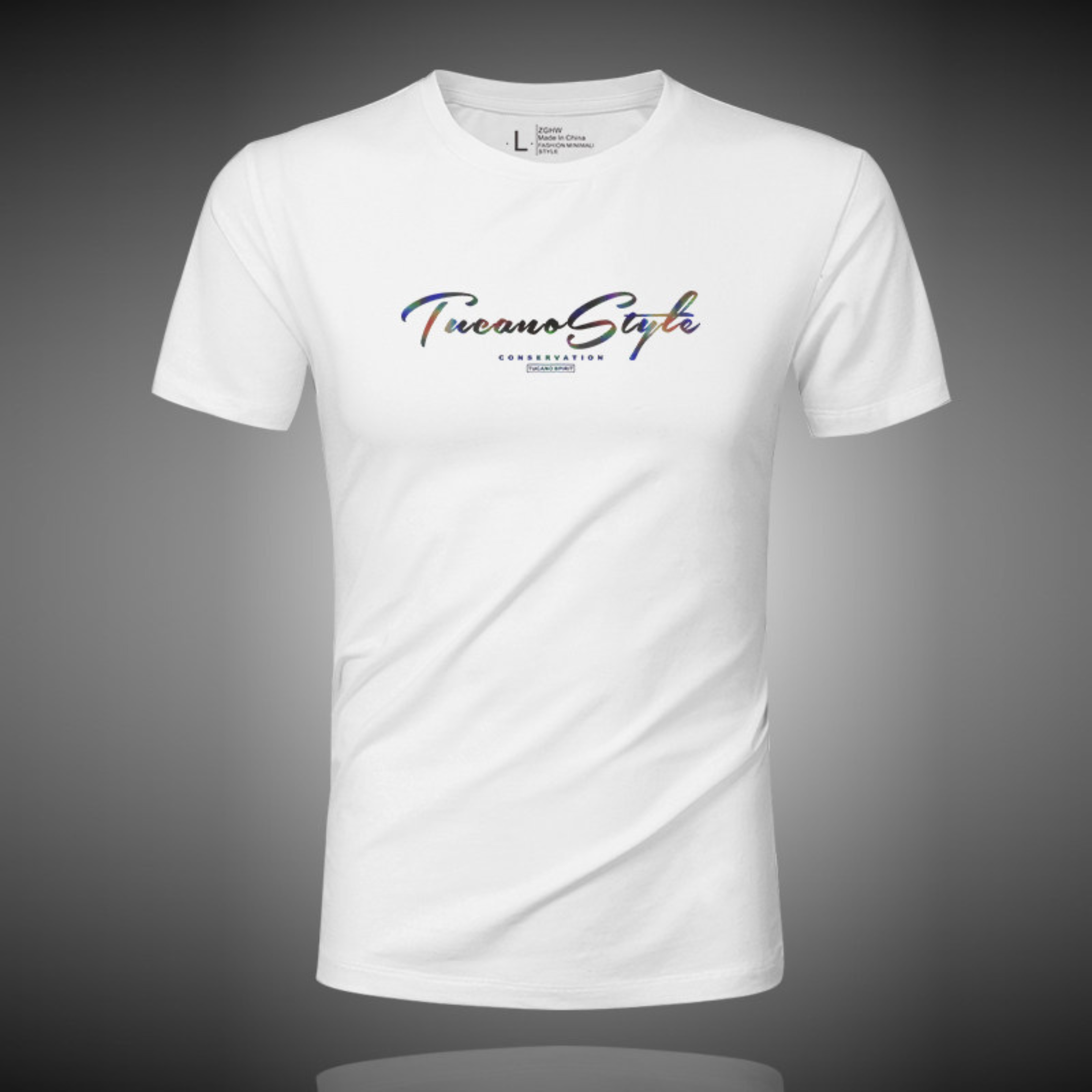 モダールストレッチロゴTシャツ M1038