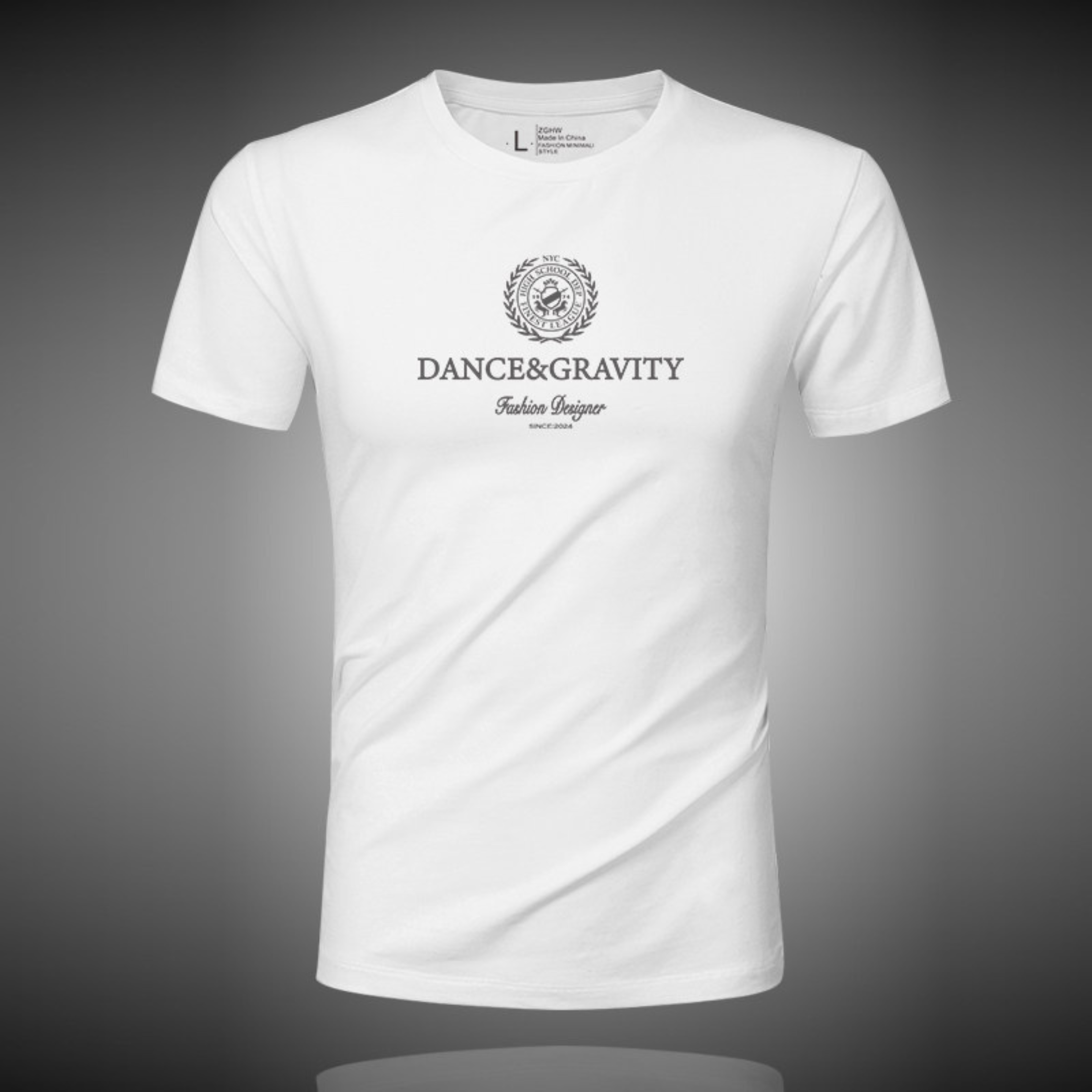 エレガントロゴストレッチTシャツ M1037
