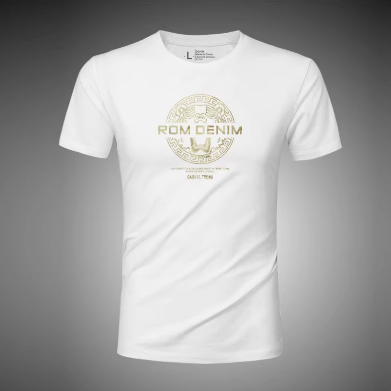 ラグジュアリーゴールドロゴTシャツ（3color） M0986