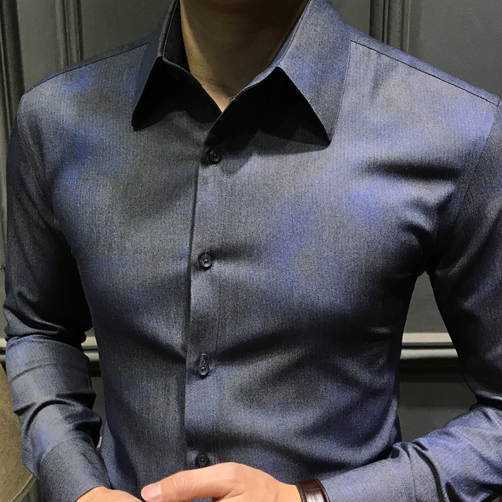 ノーブルパターンドレスシャツ Ｍ0940