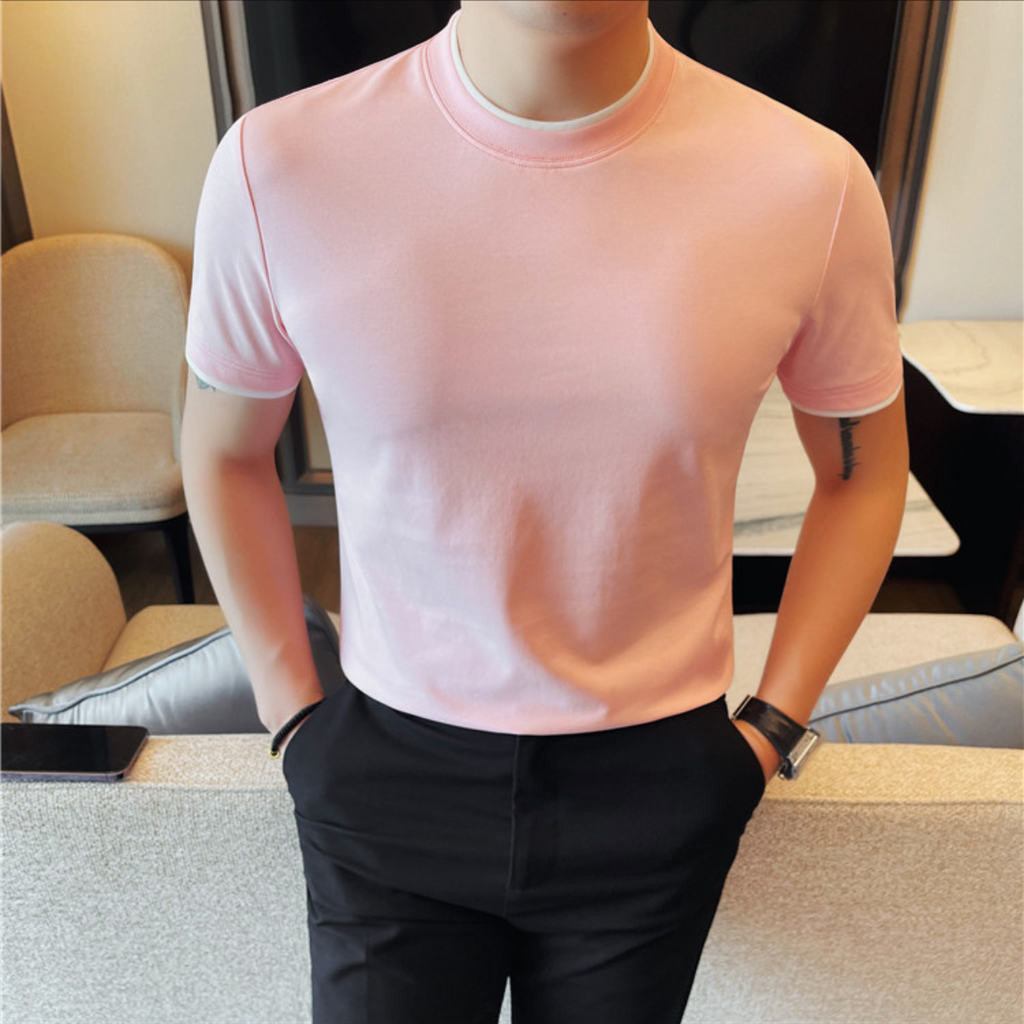 フェイクツーピースTシャツ（4color） M0668