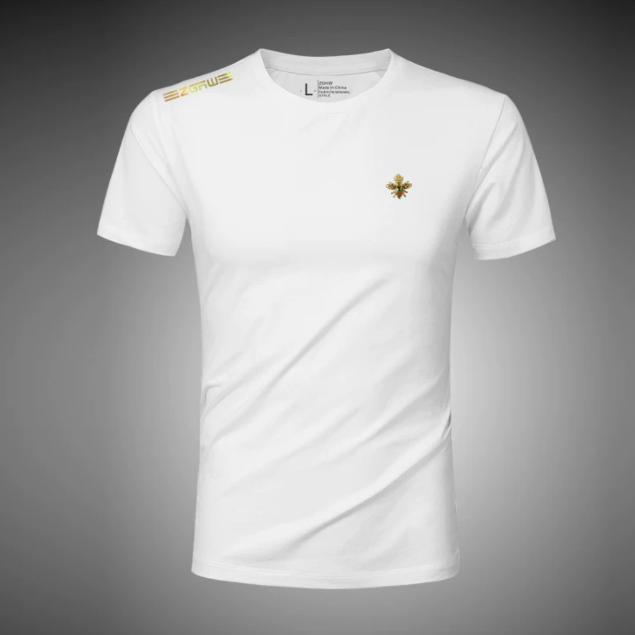 プレミアムビーエンブレムストレッチTシャツ M1068