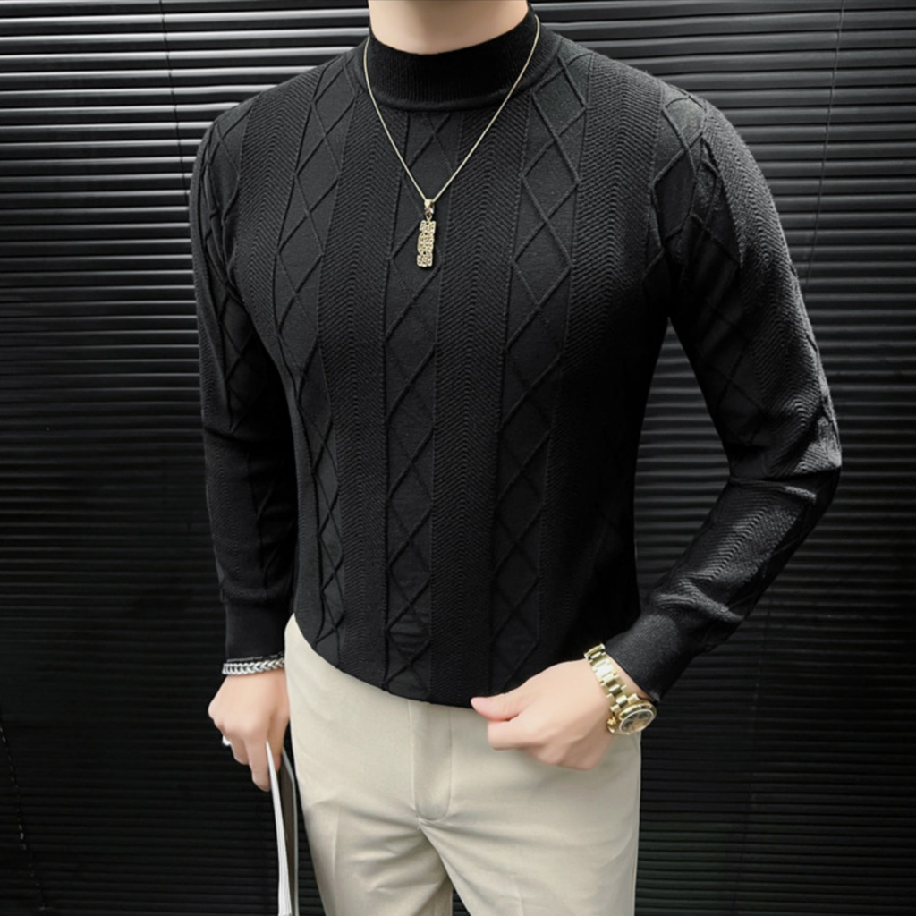 アーバンリファインパターンニット（4color） M0886