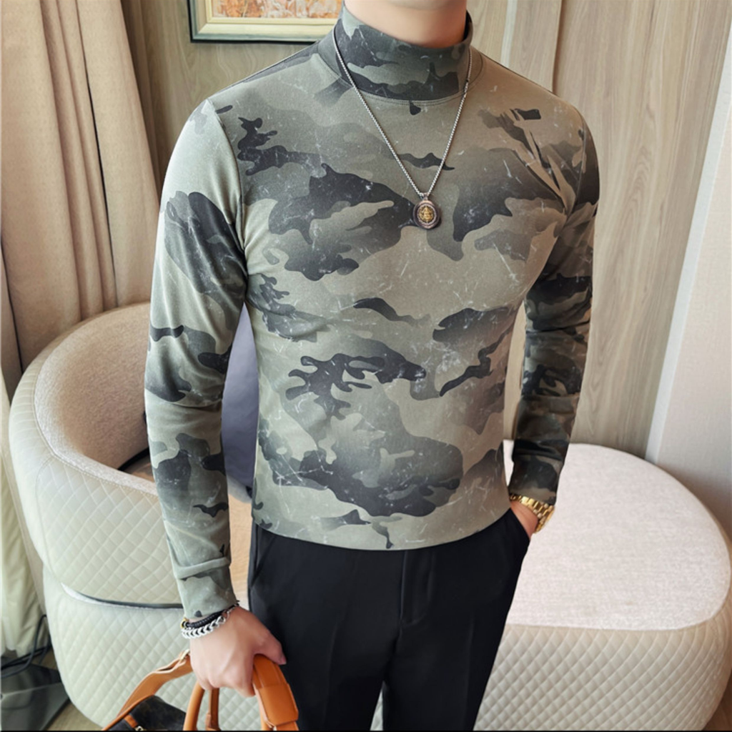 モノトーンカモフラージュカットソー(3color） M0850