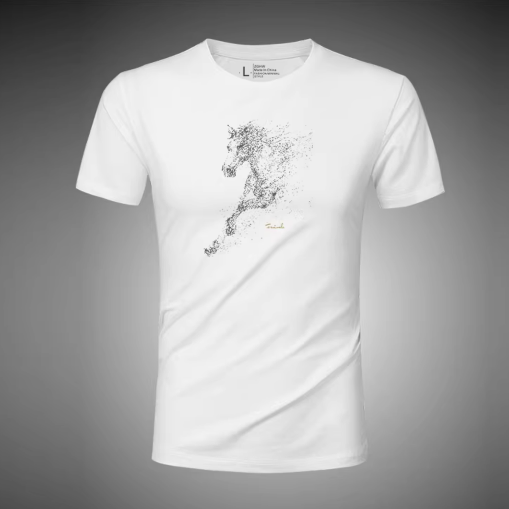 ラグジュアリーホースTシャツ（3color） M0985