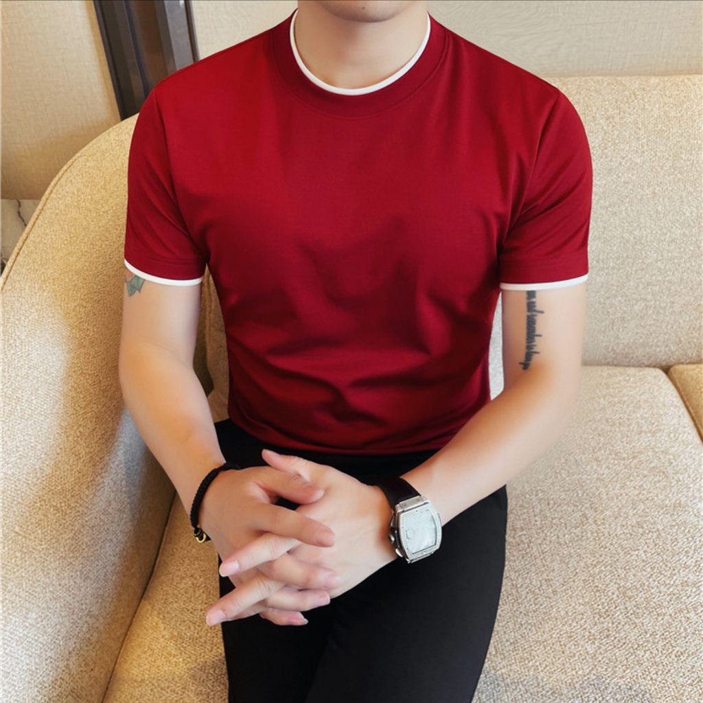 フェイクツーピースTシャツ（4color） M0668