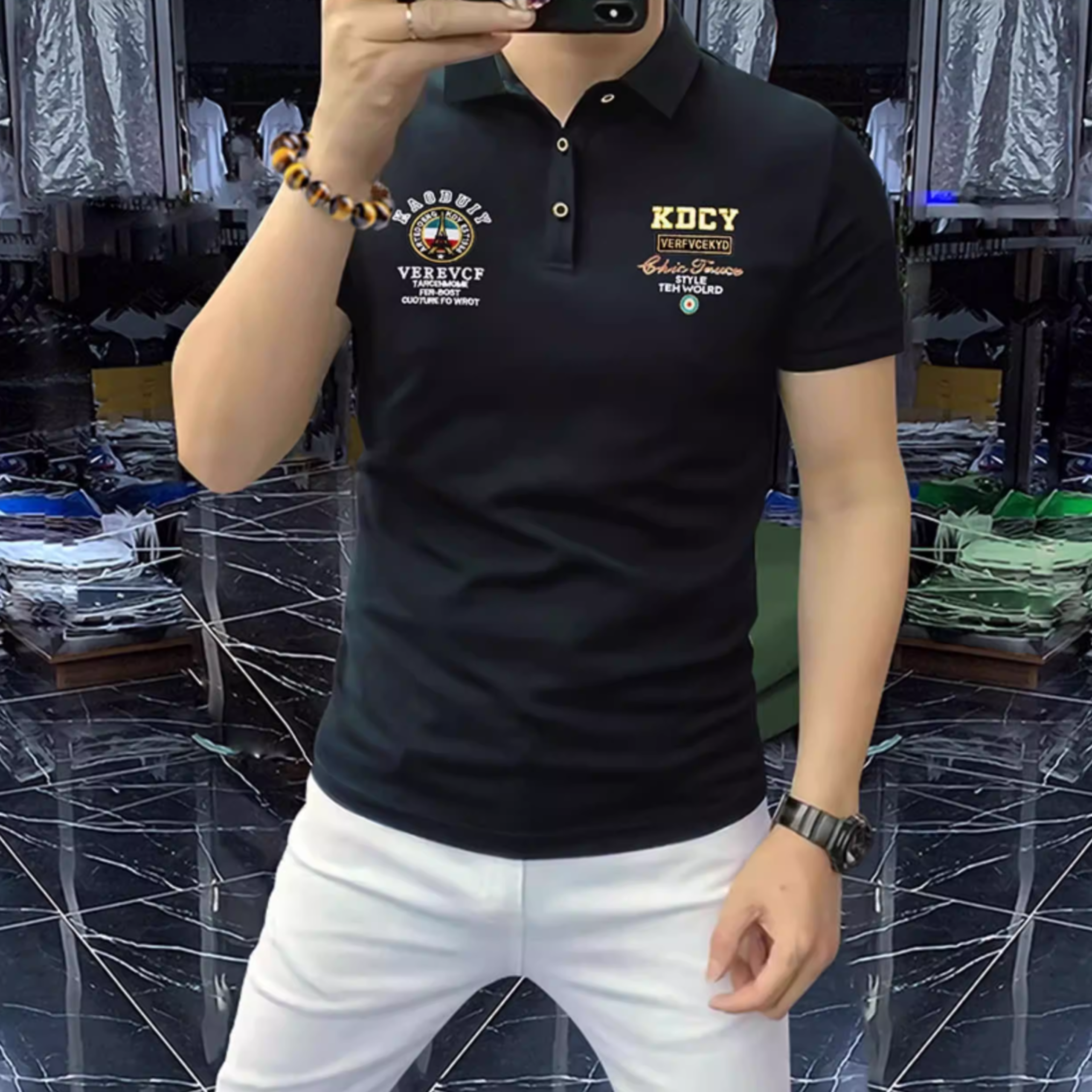 クラシックエンブレムポロシャツ（3color） M0998