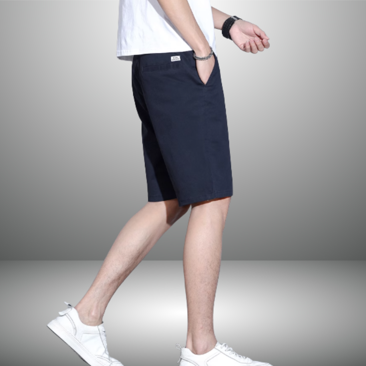 ストレートレッグショートパンツ M0659