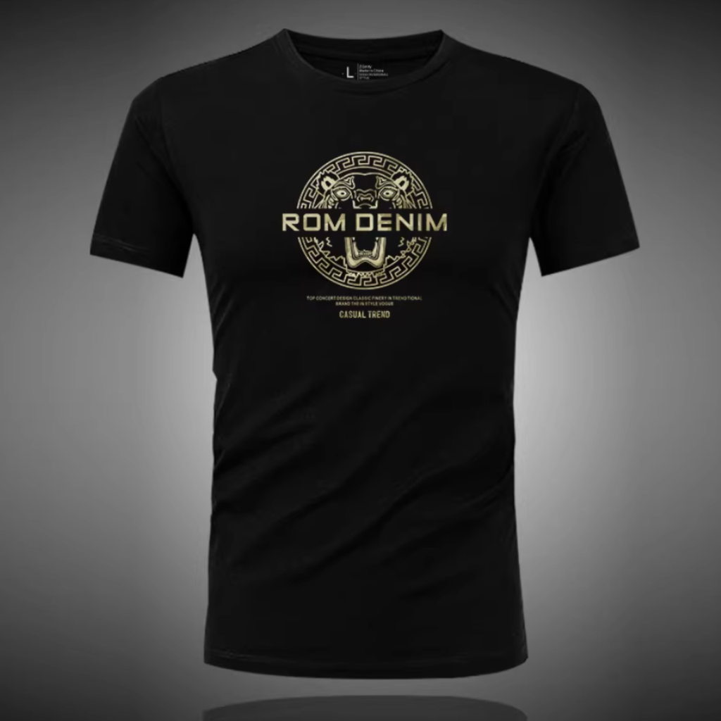ラグジュアリーゴールドロゴTシャツ（3color） M0986