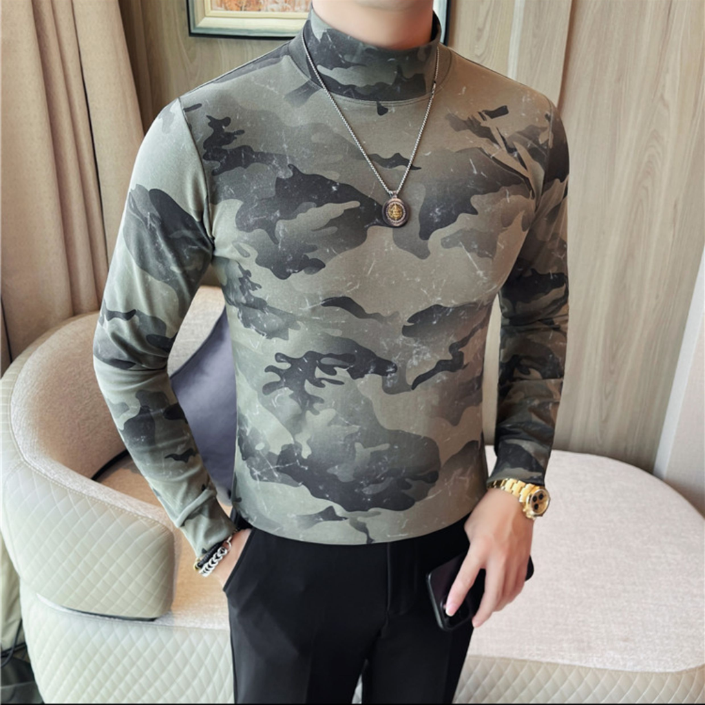 モノトーンカモフラージュカットソー(3color） M0850