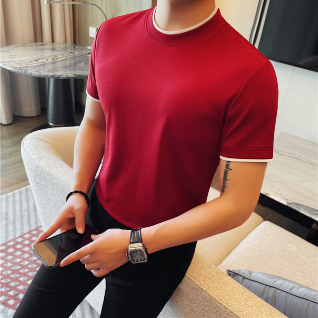 フェイクツーピースTシャツ（4color） M0668