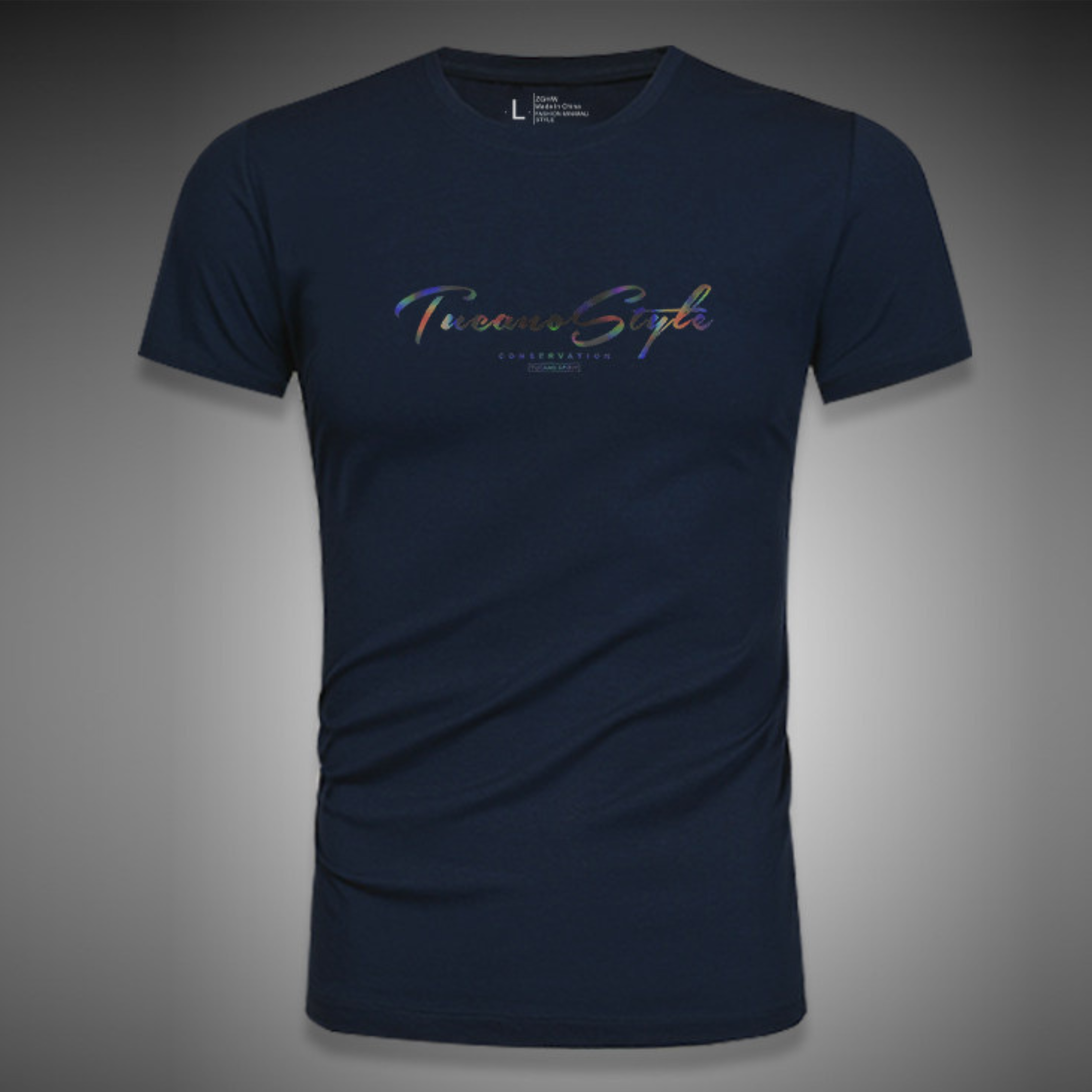 モダールストレッチロゴTシャツ M1038