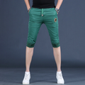 アクティブストレッチクロップドパンツ メンズ 七分丈 スリム M1046