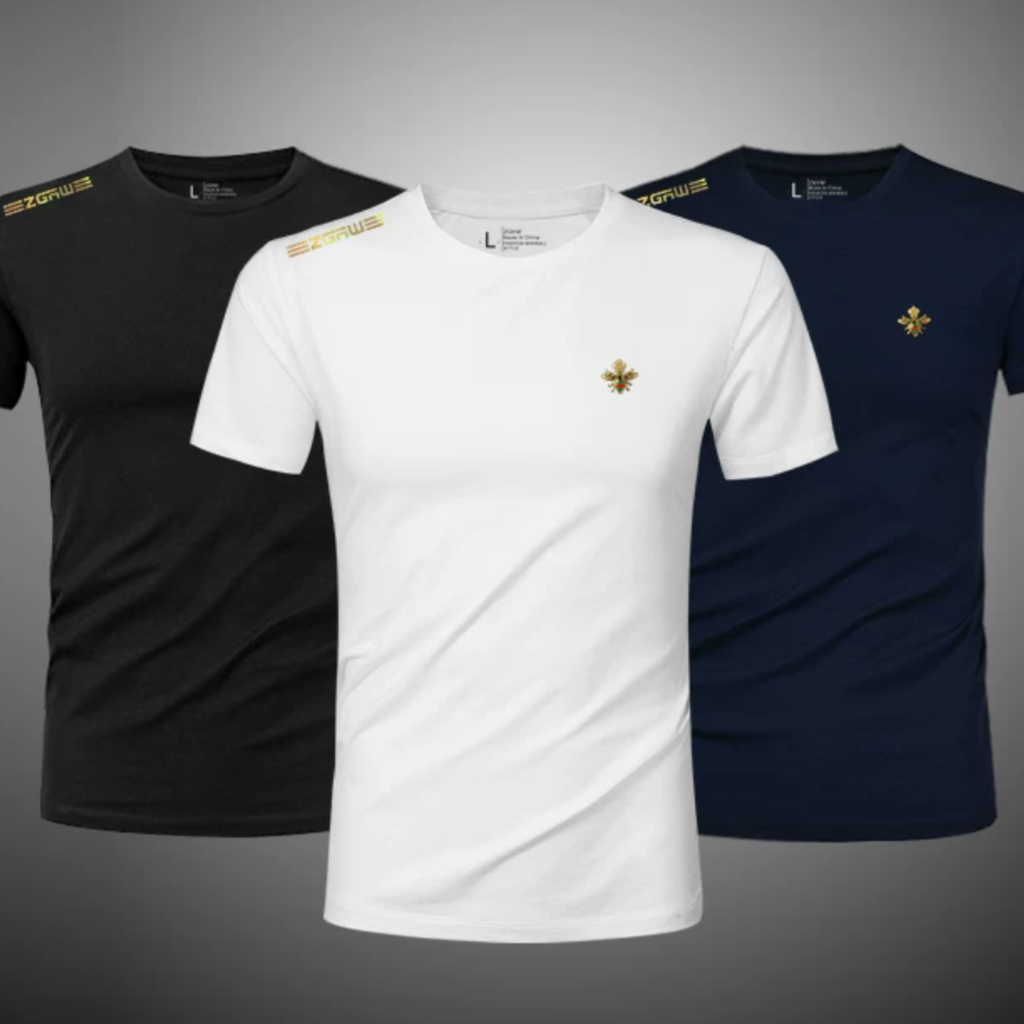 プレミアムビーエンブレムストレッチTシャツ M1068
