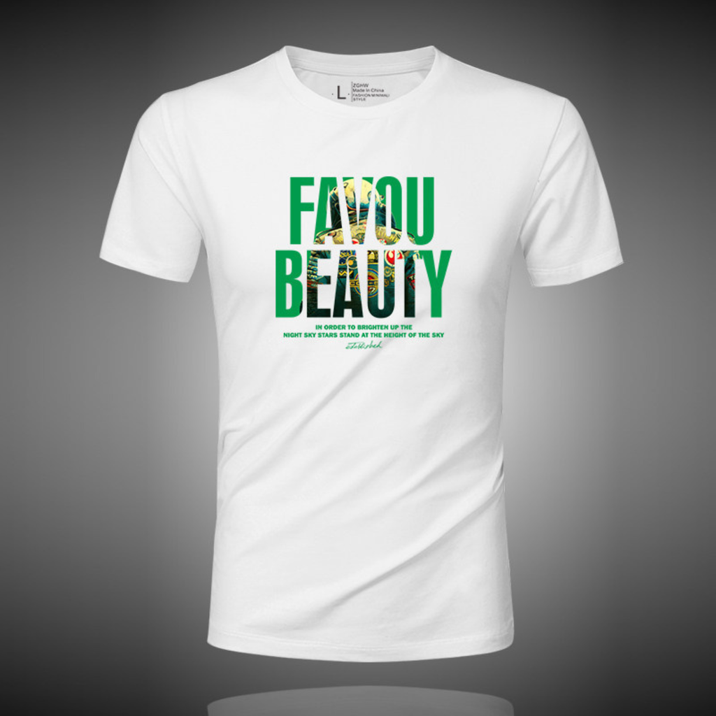 ファッションロゴストレッチTシャツ M1066