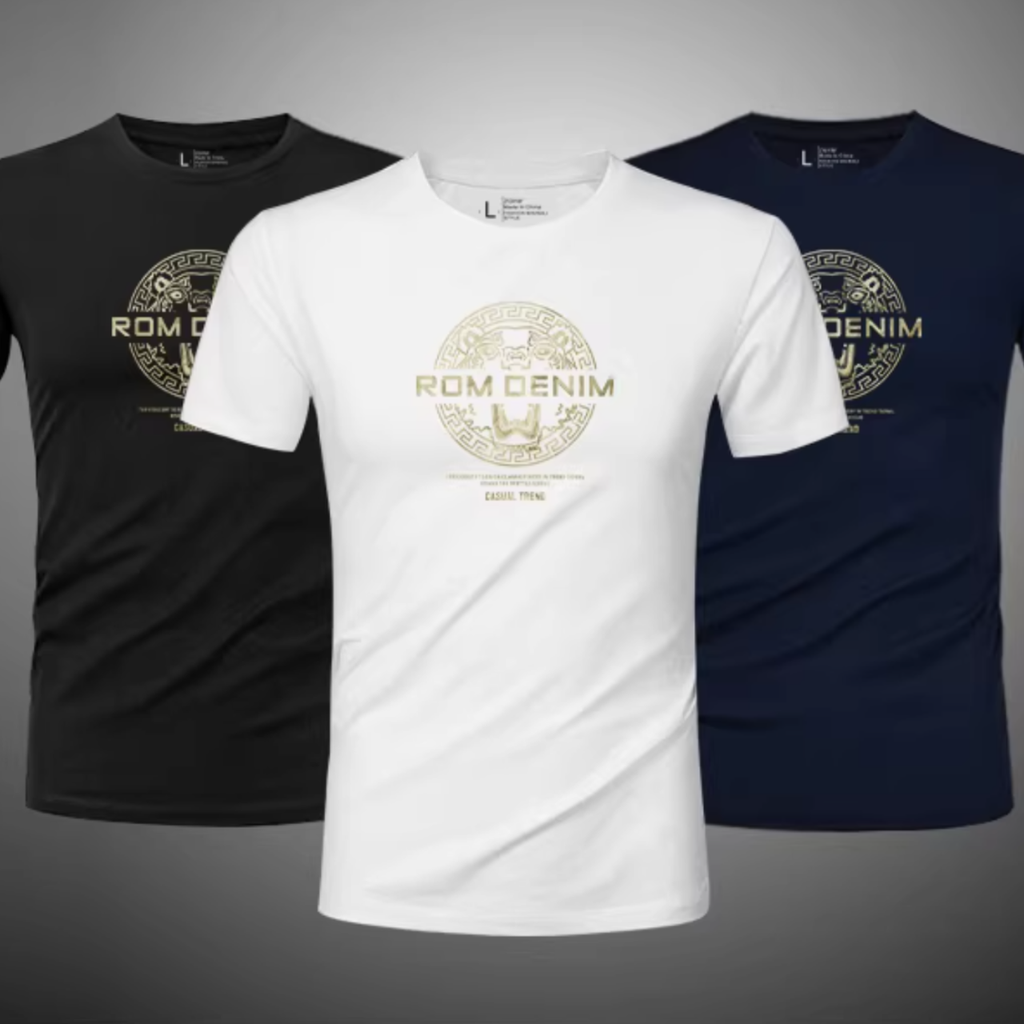 ラグジュアリーゴールドロゴTシャツ（3color） M0986