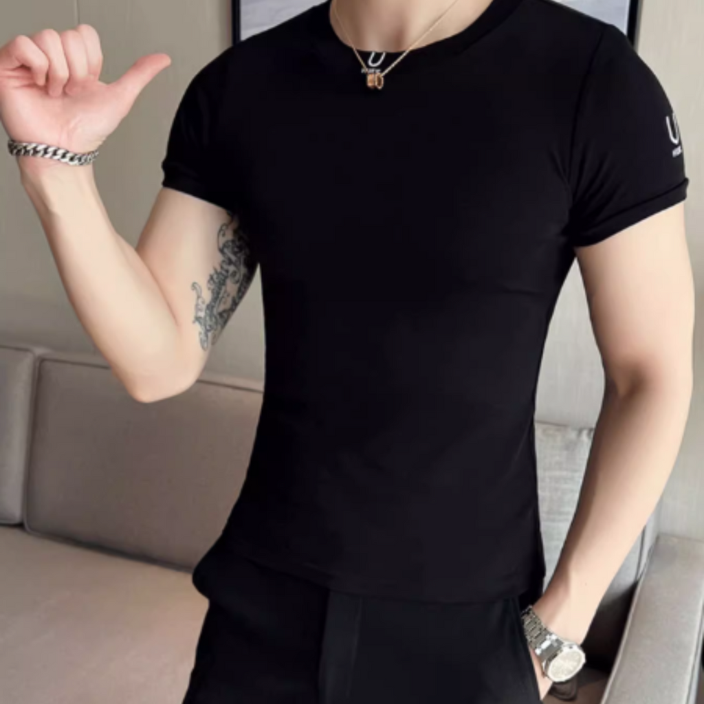 UネックロングスリーブTシャツ（4color） M0655