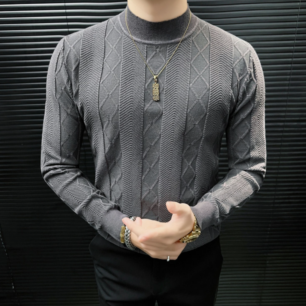アーバンリファインパターンニット（4color） M0886