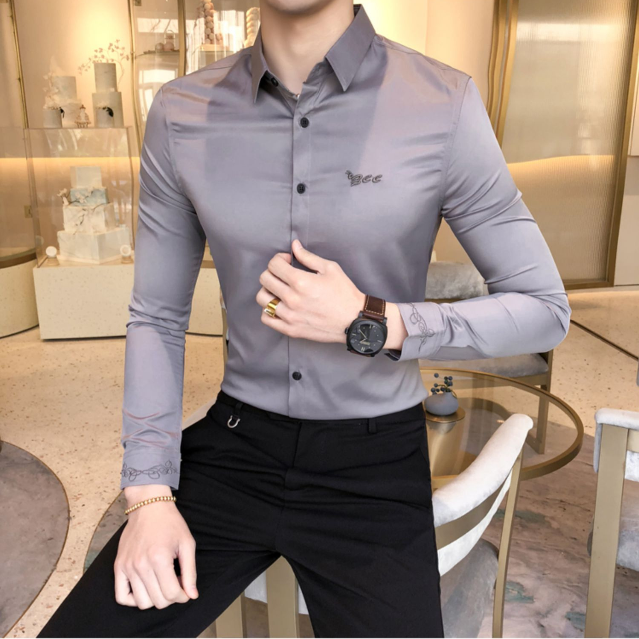 カジュアルシャツ（3color） M0224