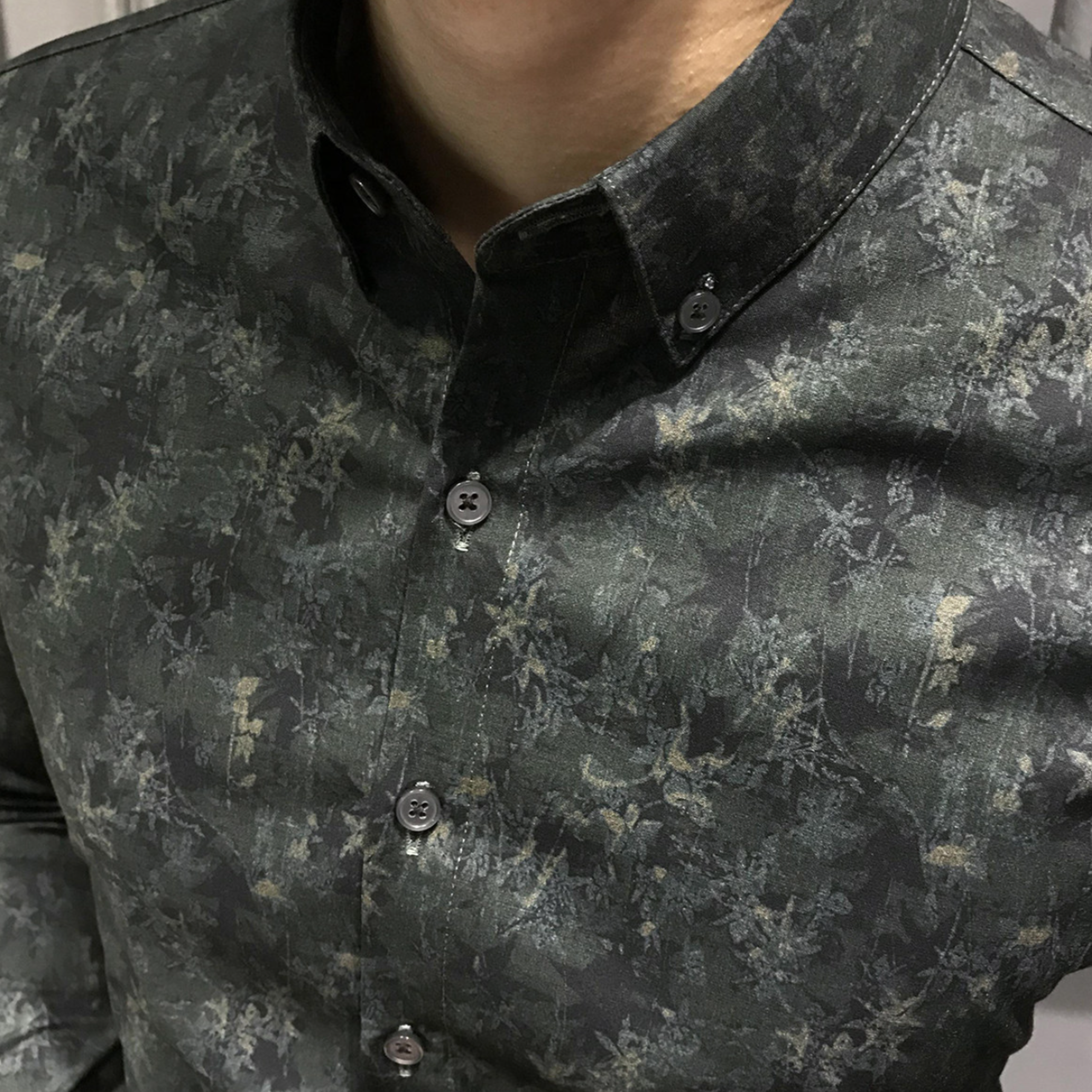 ノーブルパターンシャツ（2color） M0938
